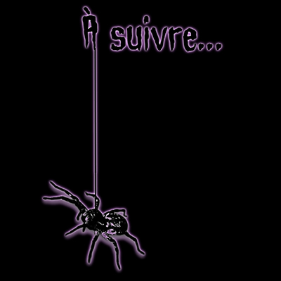 a-suivre-araignée neon violet 400